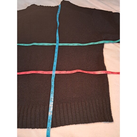 NEW J. Crew Size XL Marina V-Neck Cardigan Textured Black Cotton Blend CM461 - Picture 7 of 9